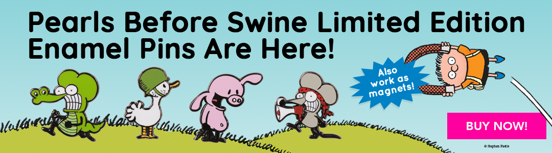 Pearls Before Swine Limited Edition Enamel Pins Are Here