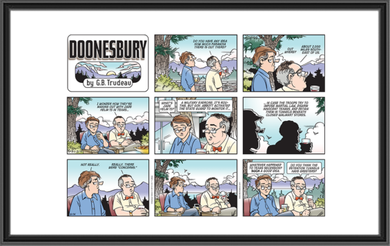 Doonesbury - June 14th, 2015 - Comic Art Print