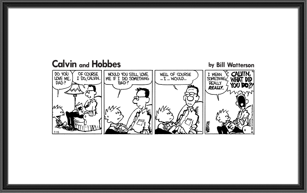 Calvin and Hobbes – March 17, 1986 – Calvin, What did you do?! - Comic ...