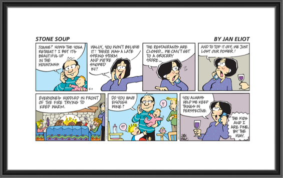 Stone Soup - April 7th, 2019 - Do you have enough wine? - Comic Art Print