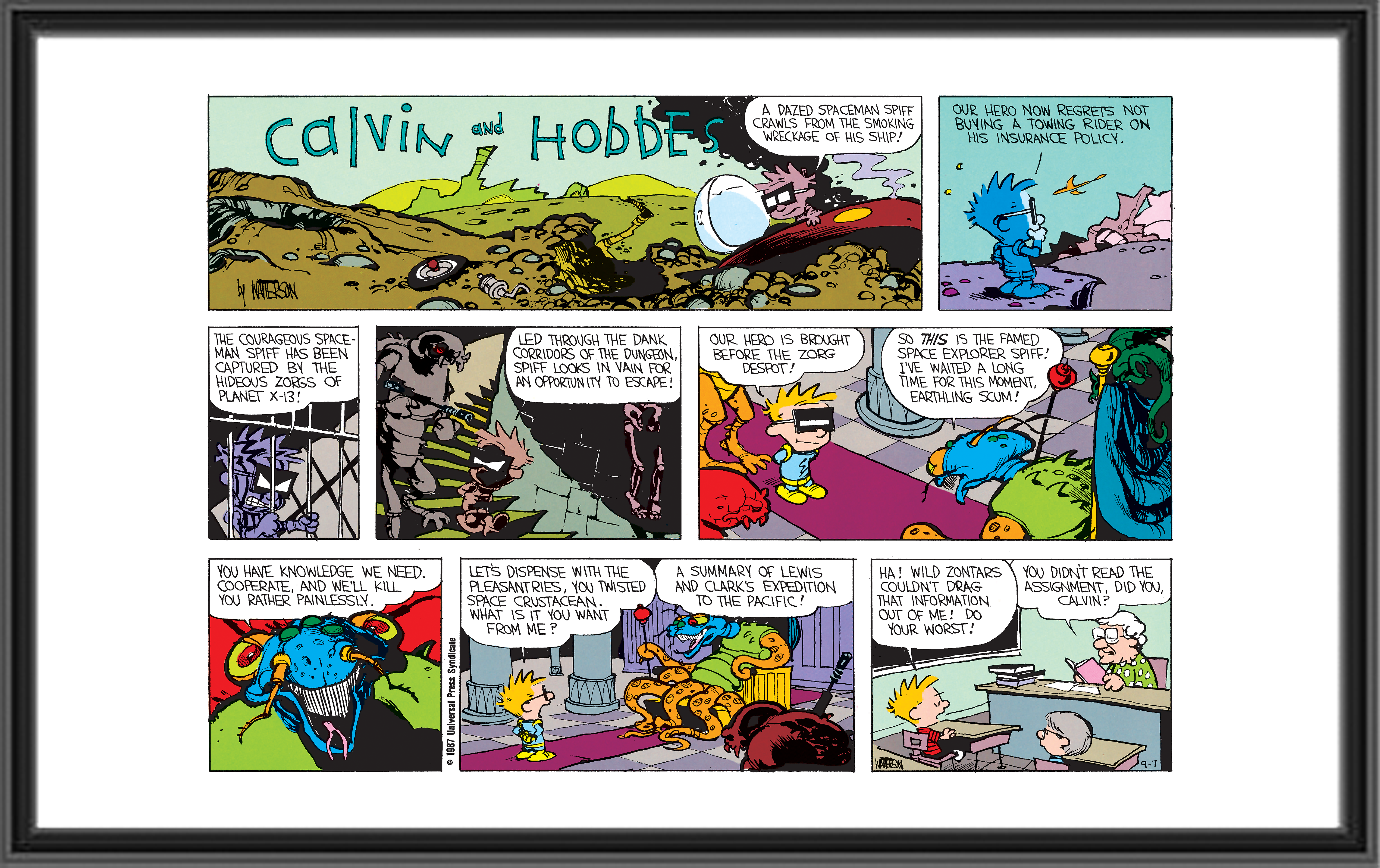 Calvin & Hobbes' Creator Pens His First Public Comic In 18 Years : The  Two-Way : NPR