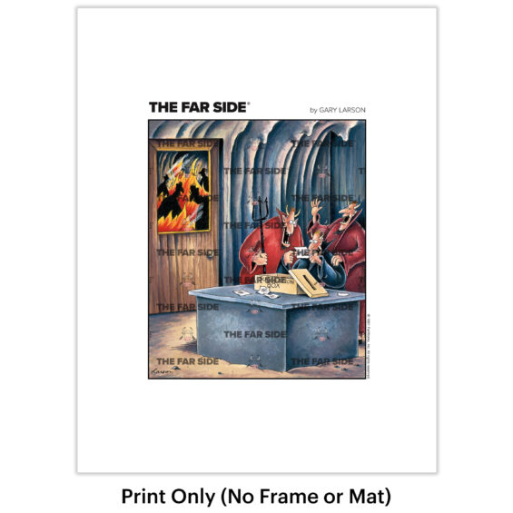 <i>The Far Side</i> ® Comic Art Print – “Hell’s Suggestion Box” - Image 2