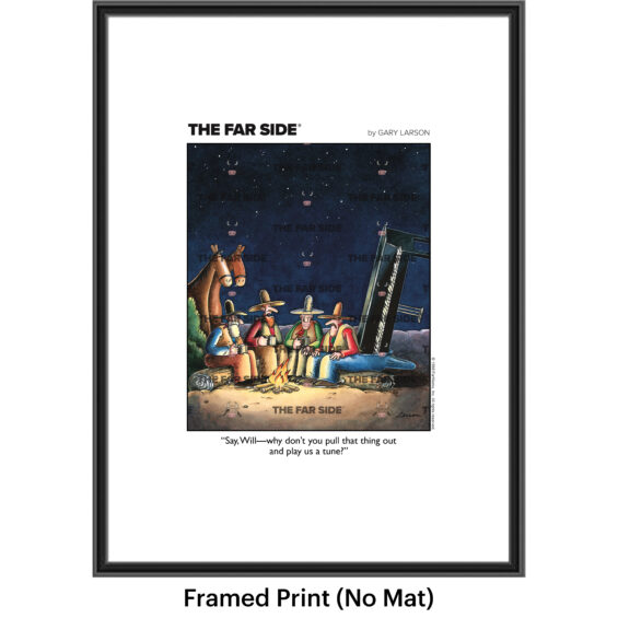 <i>The Far Side</i> ® Comic Art Print – “Play Us a Tune” - Image 3