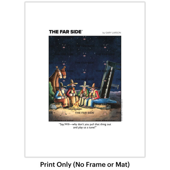 <i>The Far Side</i> ® Comic Art Print – “Play Us a Tune” - Image 2