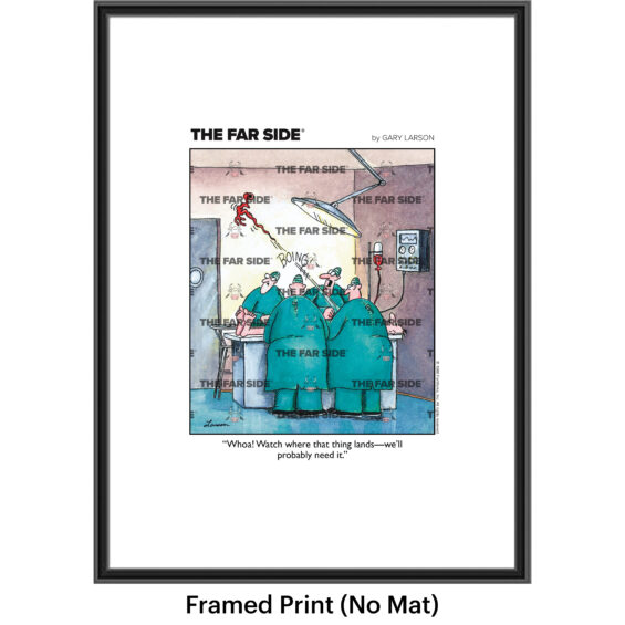 <i>The Far Side</i> ® Comic Art Print – “Watch Where That Thing Lands” - Image 3